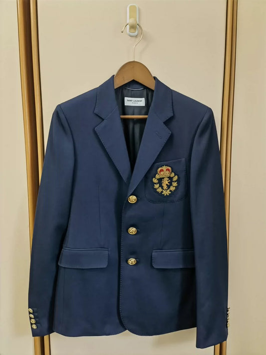 Saint Laurent 2016FW Embroidered Blazer