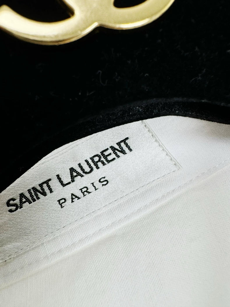 Elegant Saint Laurent White Embroidered Shirt