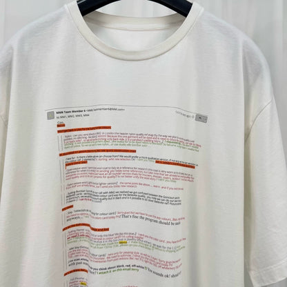 Maison Margiela Printed Short Sleeve T-shirt-yf