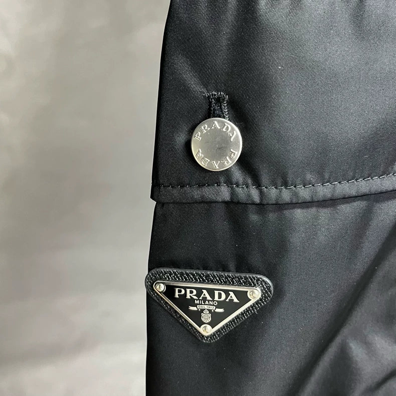 Prada Black Logo Design Shorts