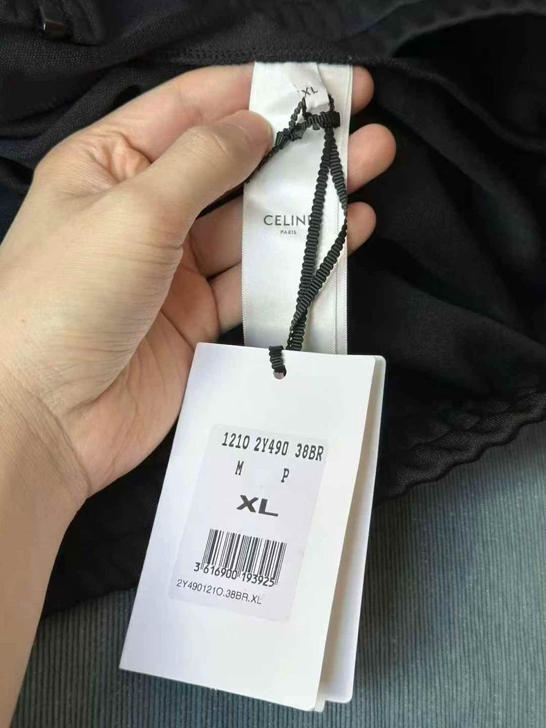 Celine Black and Red Track Jacket