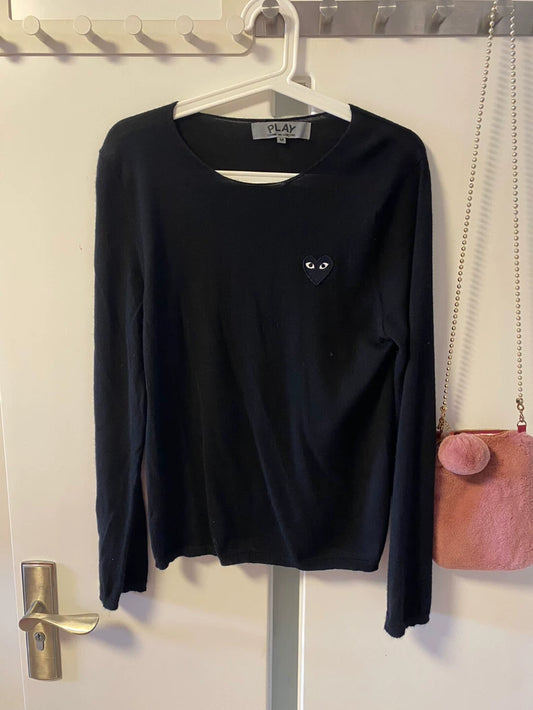 Play CDG Black Heart Cashmere Sweater