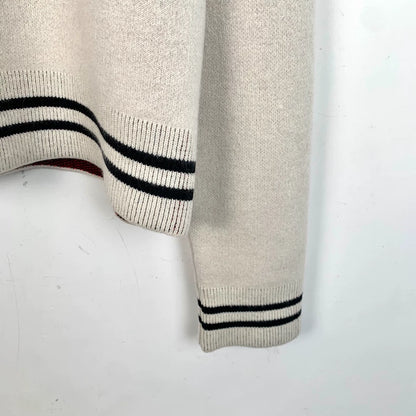 Dior Heart Lettering Knit Sweater