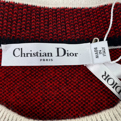 Dior Heart Lettering Knit Sweater
