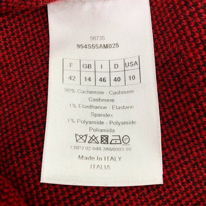 Dior Heart Lettering Knit Sweater