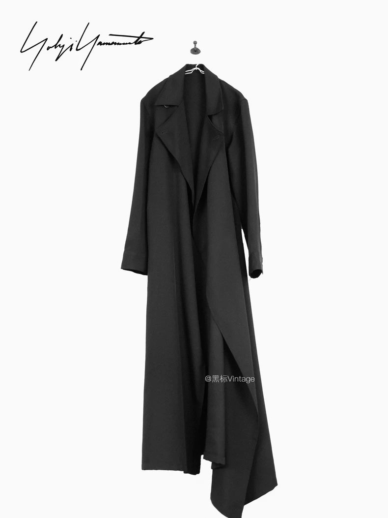 Yohji Yamamoto 96AW Asymmetric Robe Coat
