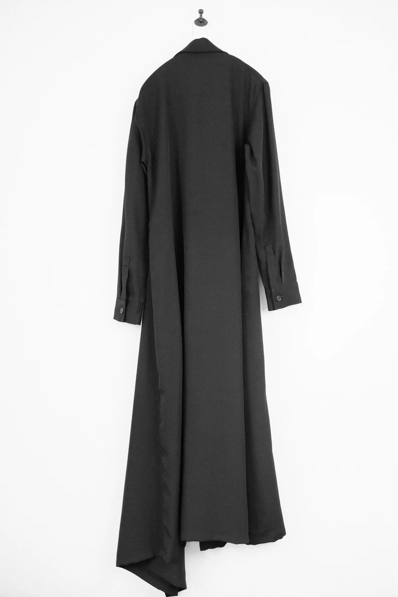 Yohji Yamamoto 96AW Asymmetric Robe Coat