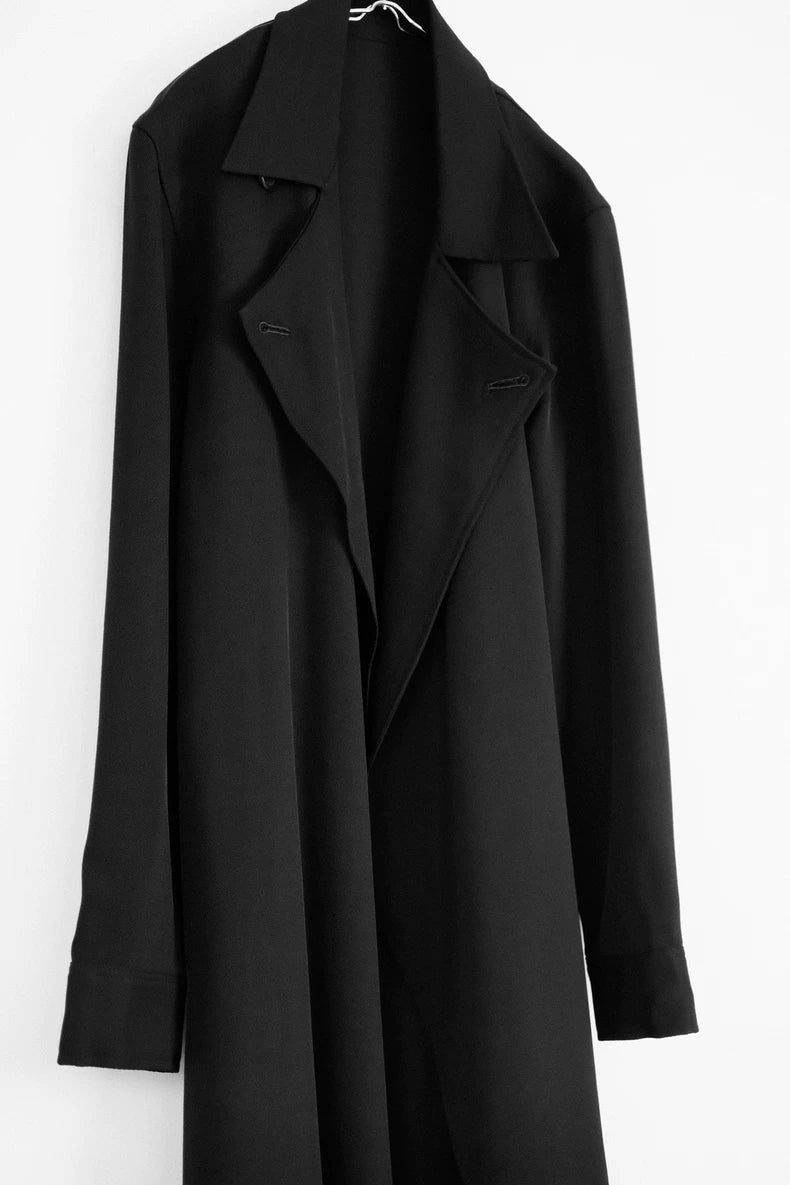 Yohji Yamamoto 96AW Asymmetric Robe Coat