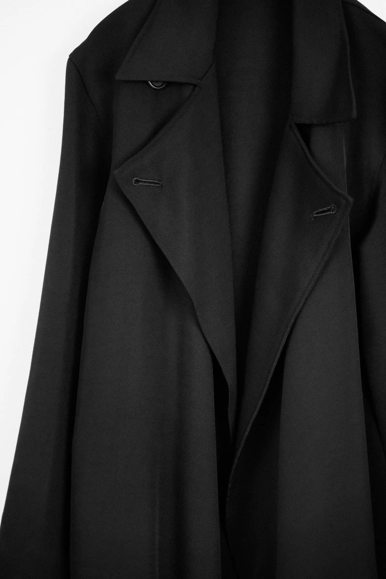 Yohji Yamamoto 96AW Asymmetric Robe Coat