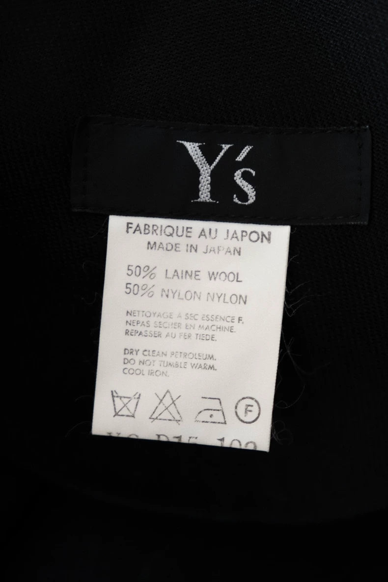 Yohji Yamamoto 96AW Asymmetric Robe Coat