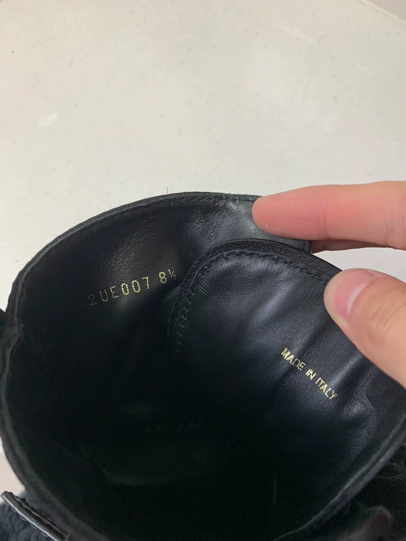 Prada Monolith Thick-Soled High-Top Boots