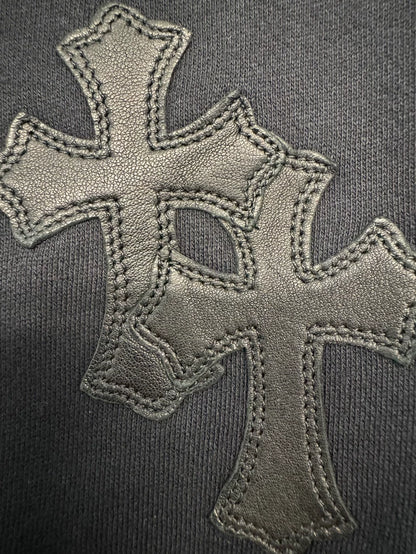 Chrome Hearts Black Cross Patch Sweatpants-yf