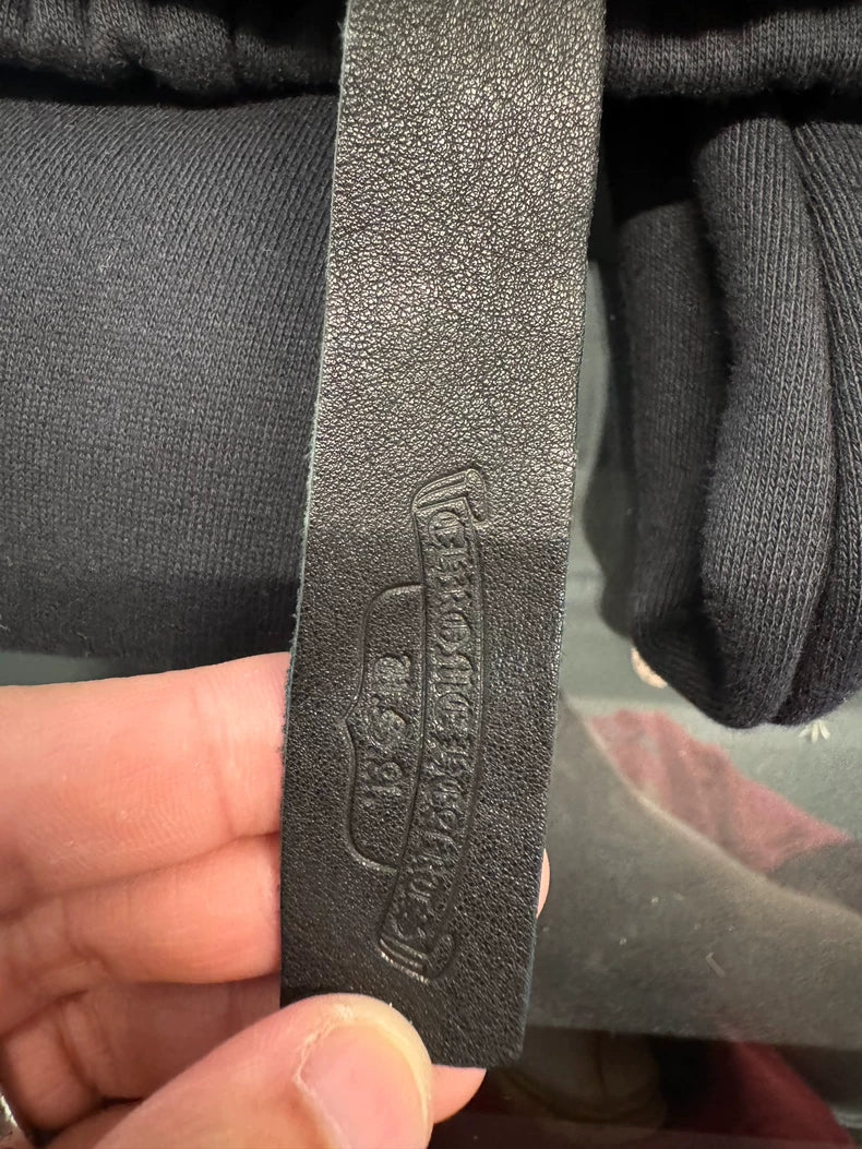 Chrome Hearts Black Cross Patch Sweatpants-yf