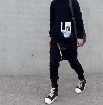 Rick Owens Canvas Shopping Tote Bag-yf