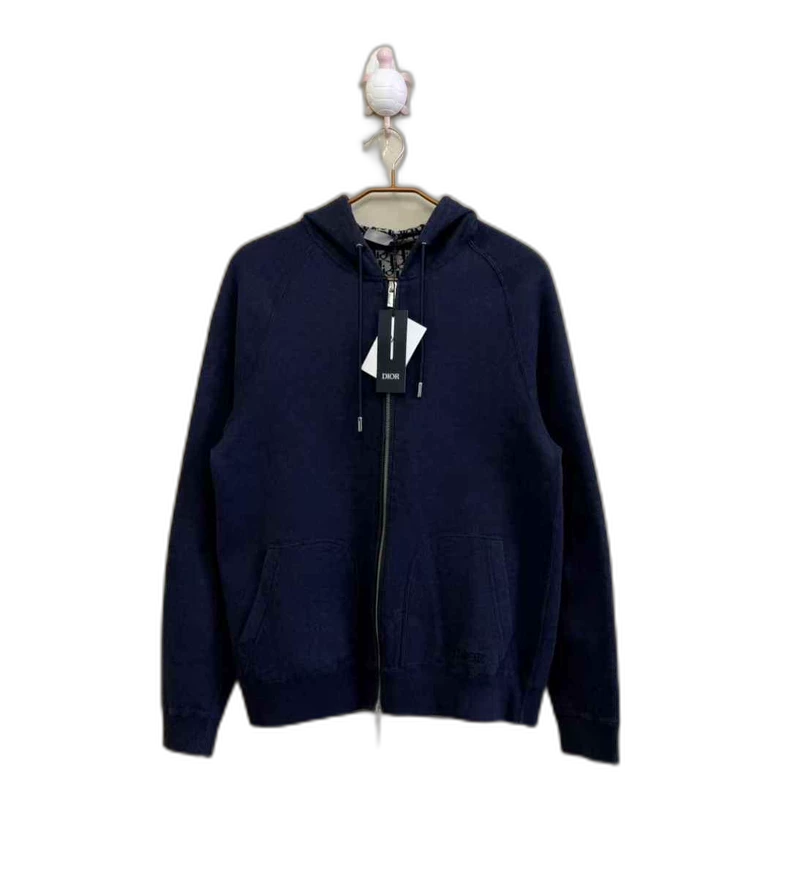 Dior Logo Cashmere Outerwear Jacket