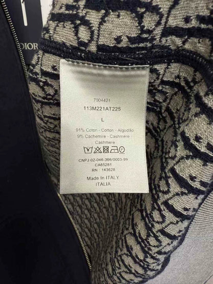 Dior Logo Cashmere Outerwear Jacket