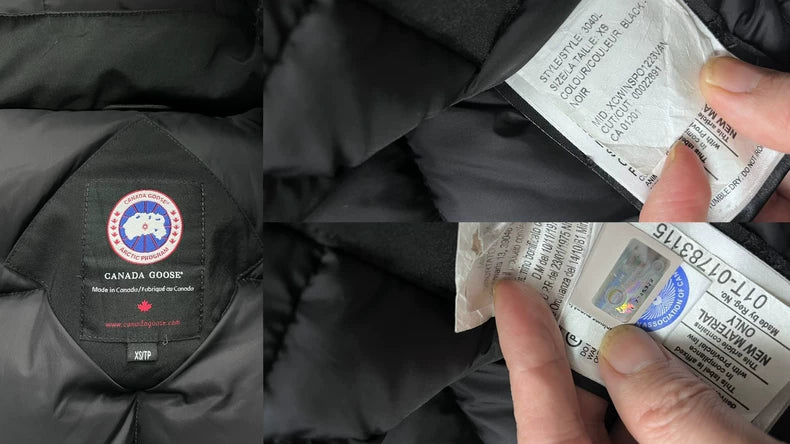 Canada Goose Black Down Jacket Size XS