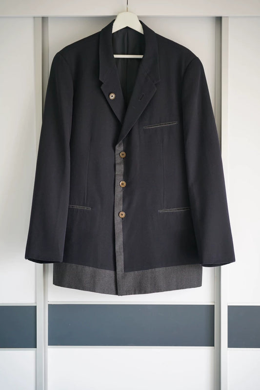 Yohji Yamamoto Mafia Wool Cashmere Blazer