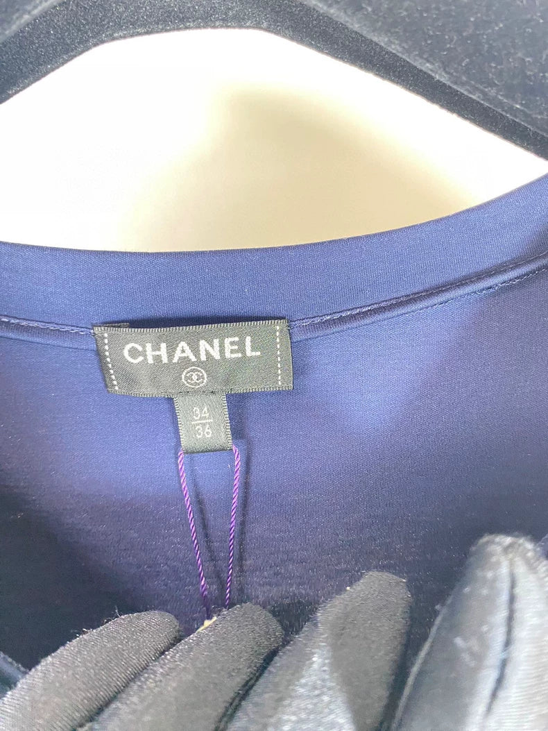 Chanel Logo Short Sleeve Shirt