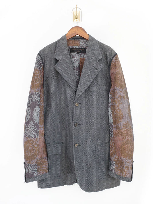COMME des GARCONS 2003 Floral Gray Blazer