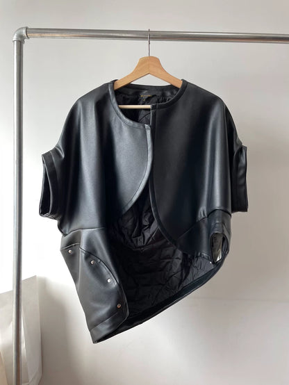 Comme des Garcons Leather Armor Jacket