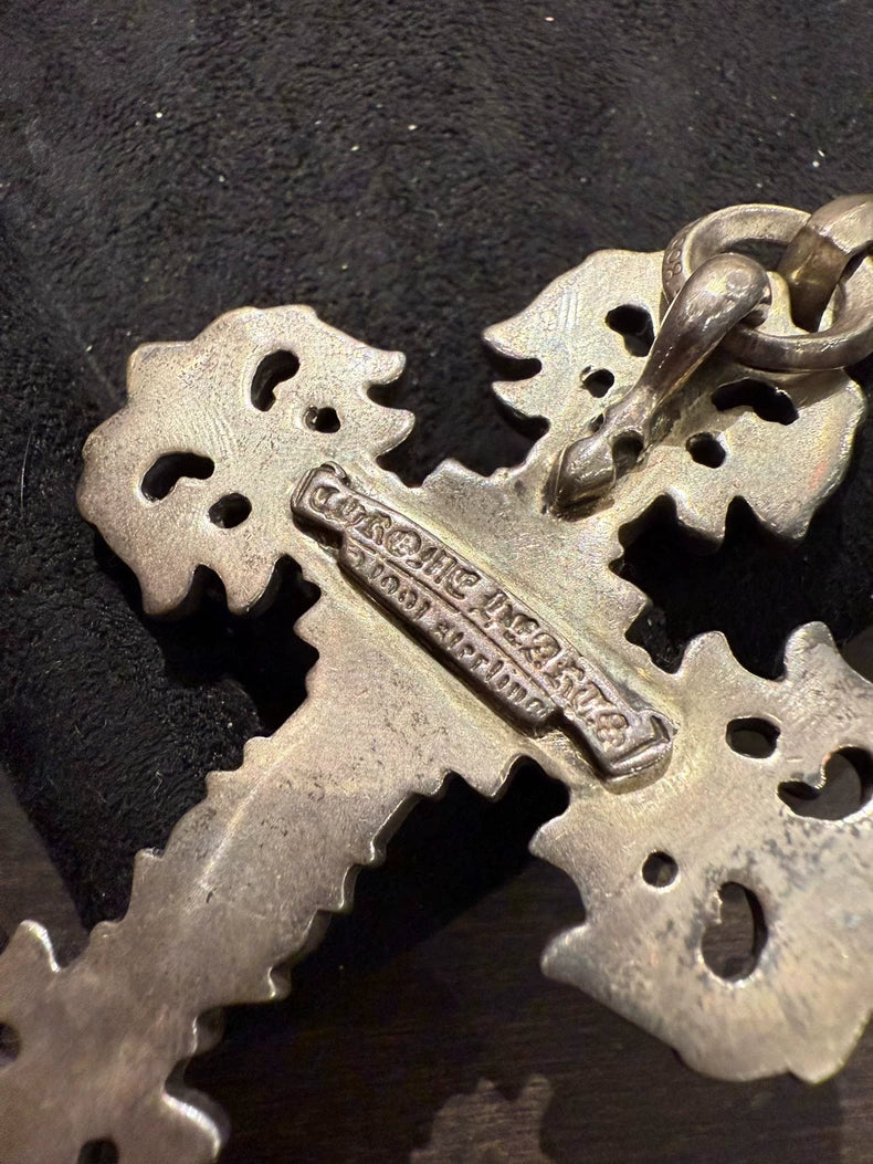 Chrome Hearts Large Flame Cross Pendant