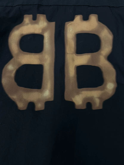 Balenciaga Black Bitcoin Short Sleeve Shirt