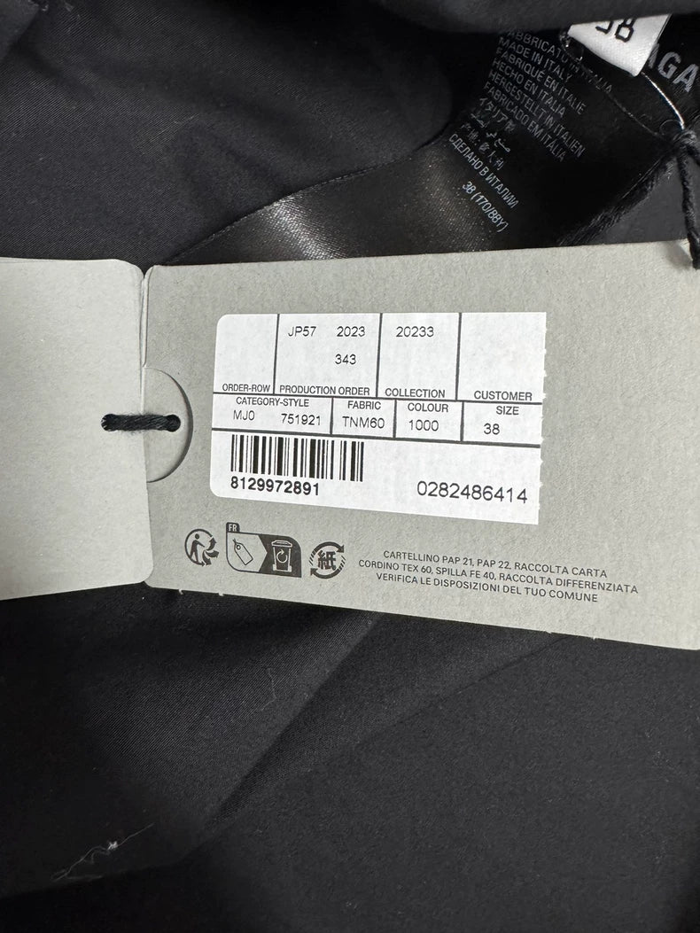 Balenciaga Black Bitcoin Short Sleeve Shirt