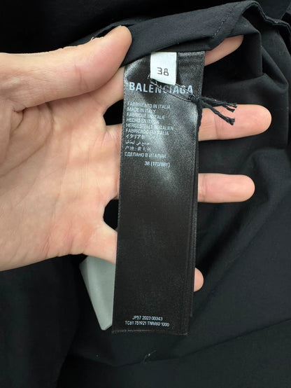 Balenciaga Black Bitcoin Short Sleeve Shirt