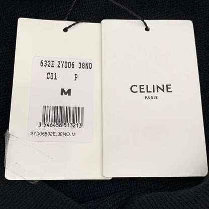 Celine Logo Cotton Hoodie with Drawstring