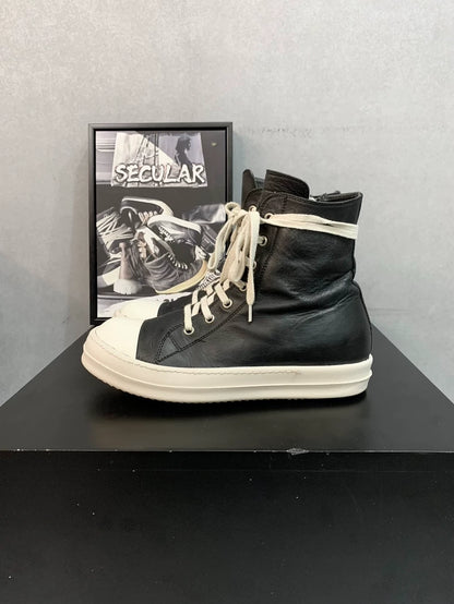 Rick Owens High-Top Leather Sneakers-yf