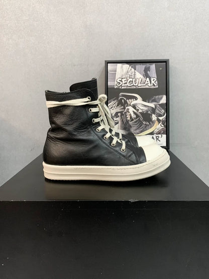 Rick Owens High-Top Leather Sneakers-yf