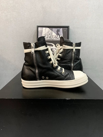 Rick Owens High-Top Leather Sneakers-yf