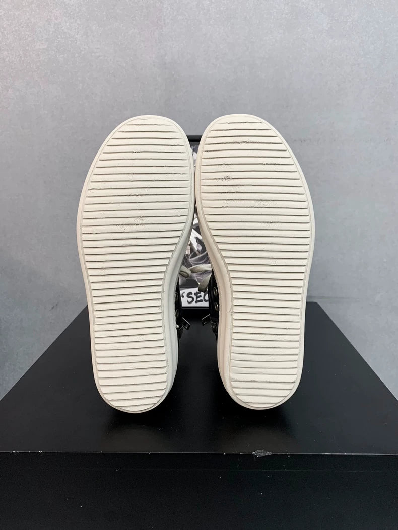 Rick Owens High-Top Leather Sneakers-yf