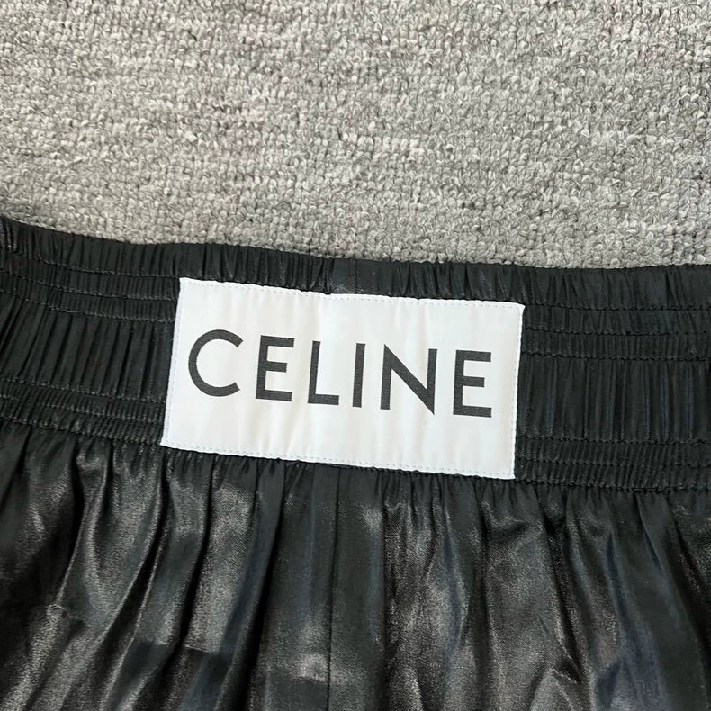Celine Silk Logo Boxing Sports Pants