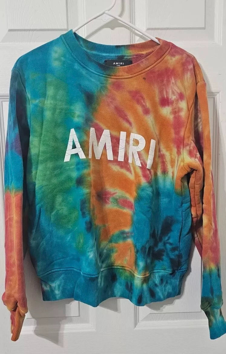 AMIRI Tie-Dye Logo Sweatshirt-yf