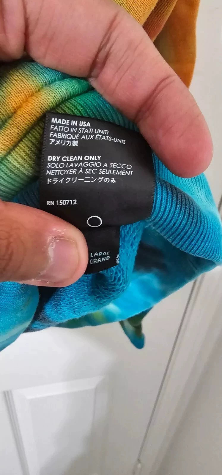 AMIRI Tie-Dye Logo Sweatshirt-yf