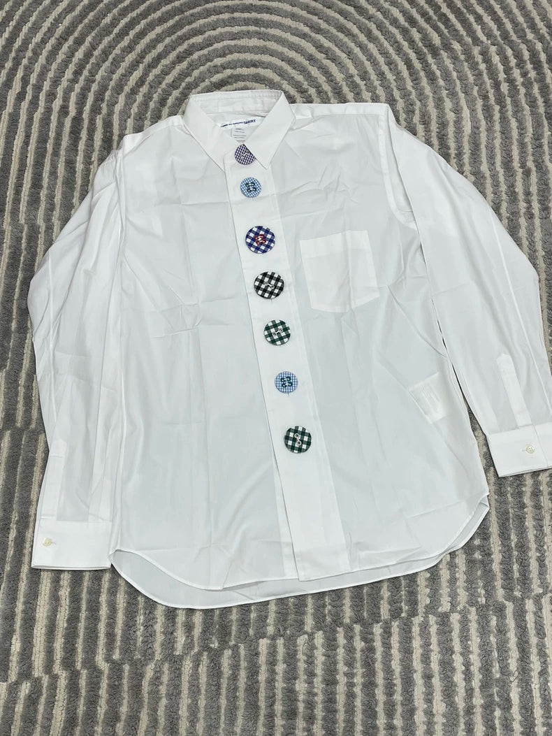Comme des Garcons Colorful Button Shirt
