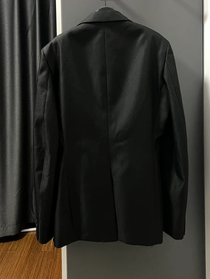 CdG HOMME PLUS Distressed Blazer Coat