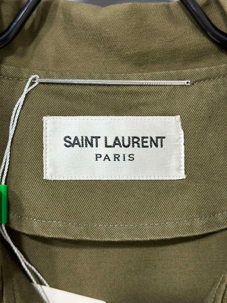 Saint Laurent Paris Green Duffle Coat