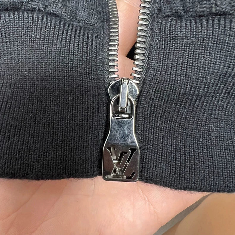 Louis Vuitton SS25 Embroidered Knit Jacket-yf