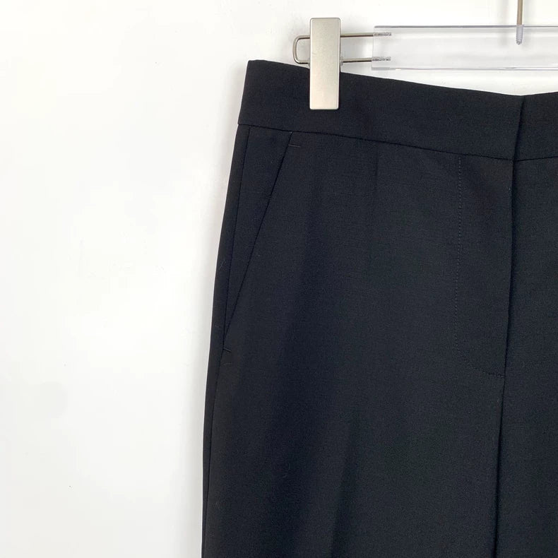 Black Wool Casual Trousers from Givenchy