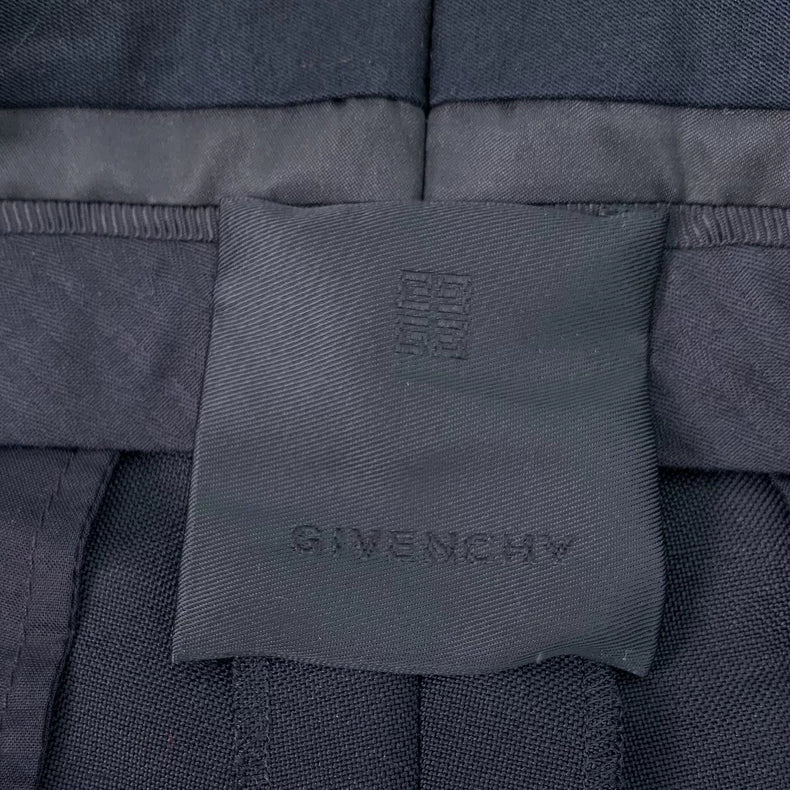 Black Wool Casual Trousers from Givenchy