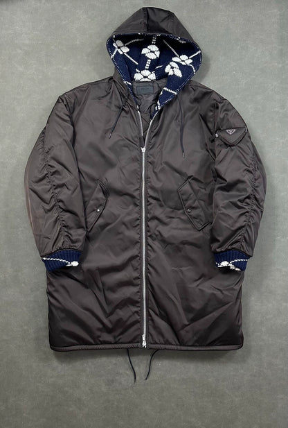 Prada Raf Simons Long Bomber Coat-yf