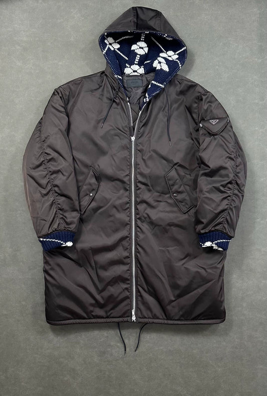 Prada Raf Simons Long Bomber Coat-yf