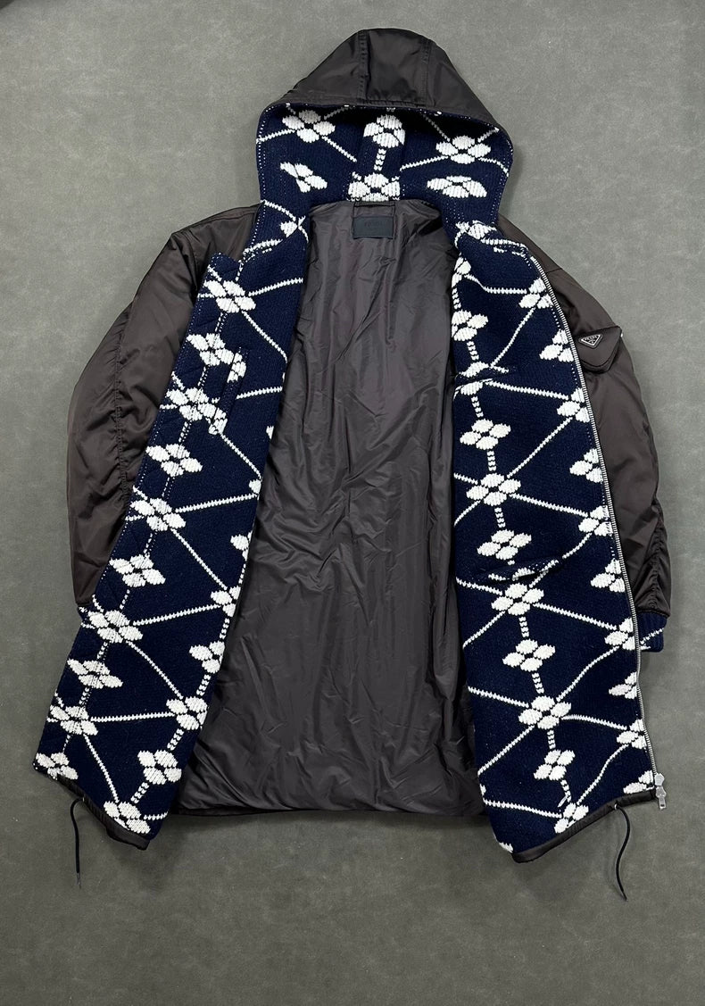 Prada Raf Simons Long Bomber Coat-yf