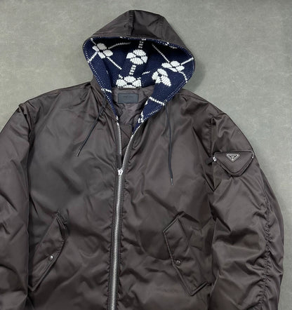 Prada Raf Simons Long Bomber Coat-yf