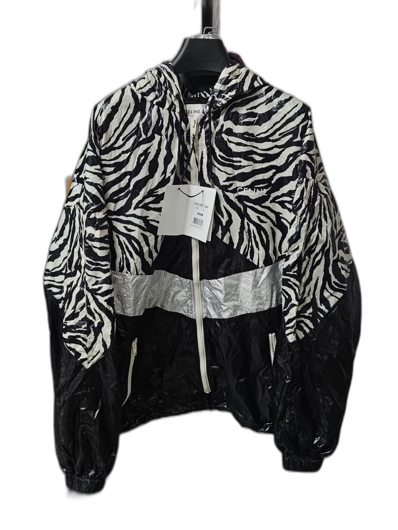 CELINE Tiger Pattern Hoodie Jacket Long Sleeve