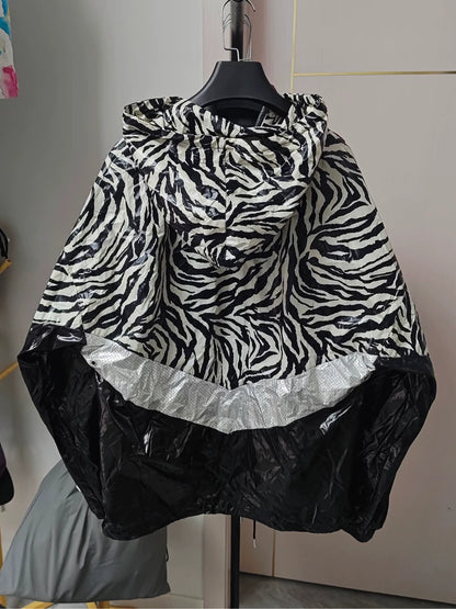 CELINE Tiger Pattern Hoodie Jacket Long Sleeve