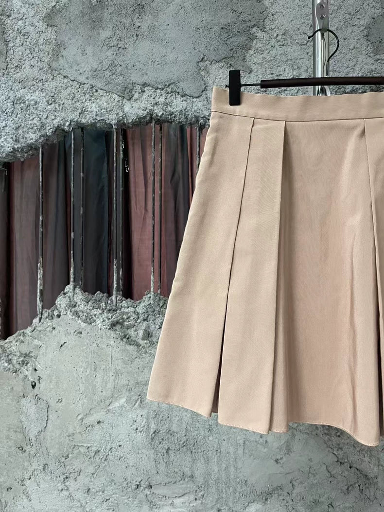 Dior Pleated Skirt in Pink Color